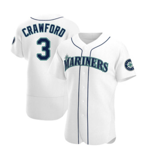 JP Crawford Seattle Mariners home white jersey