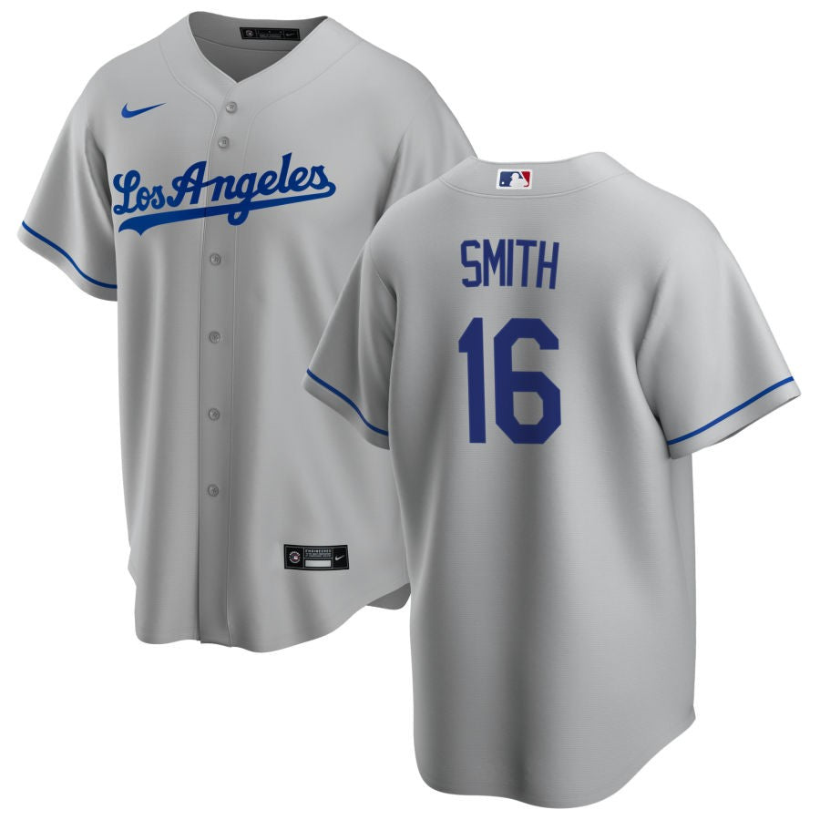 Will Smith Los Angeles Dodgers road gray jersey