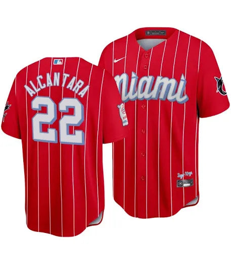 Sandy Alcantara Miami Marlins city connect jersey