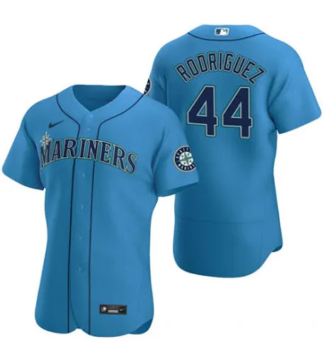 Julio Rodríguez Seattle Mariners light blue jersey