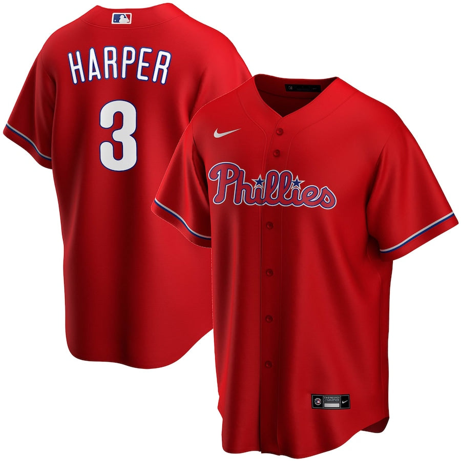 Bryce Harper Philadelphia Phillies base red jersey