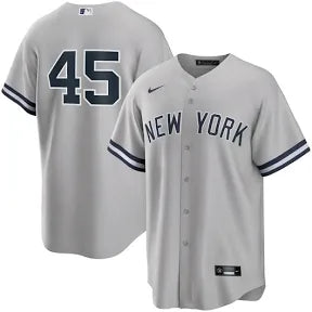 Gerrit Cole New York Yankees road gray jersey