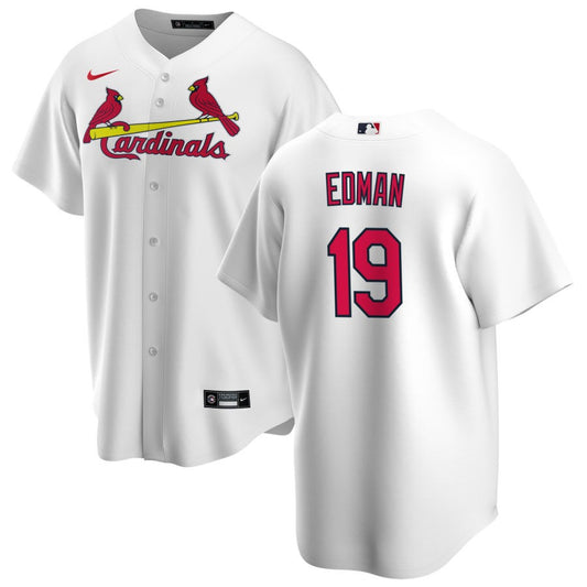 Tommy Edman St. Louis Cardinals home white jersey