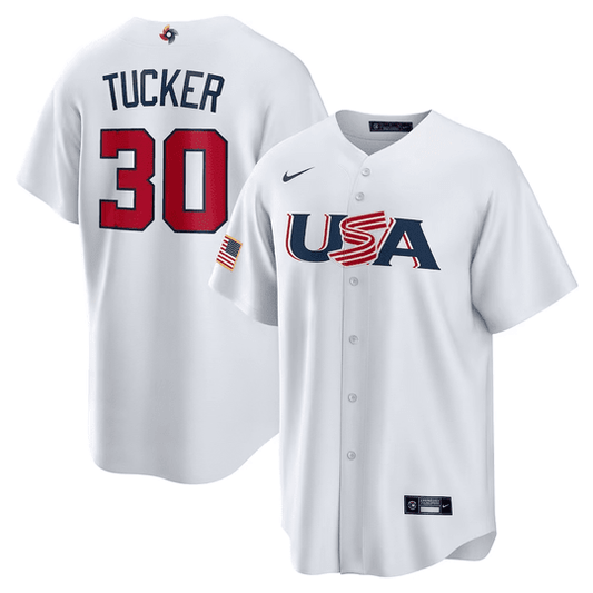 Kyle Tucker Team USA white jersey