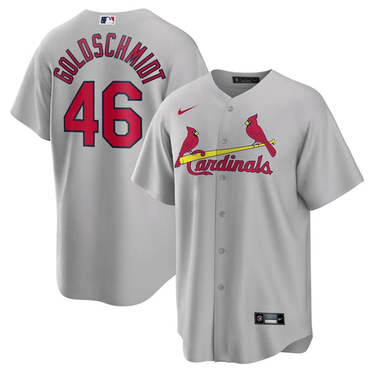 Paul Goldschmidt St. Louis Cardinals road gray jersey