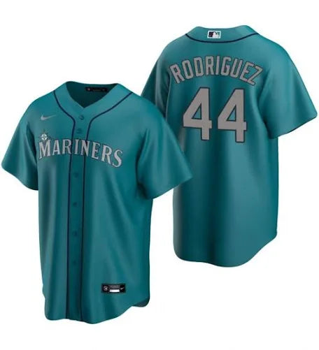 Julio Rodríguez Seattle Mariners teal alternate jersey