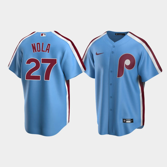 Aaron Nola Philadelphia Phillies powder blue Jersey