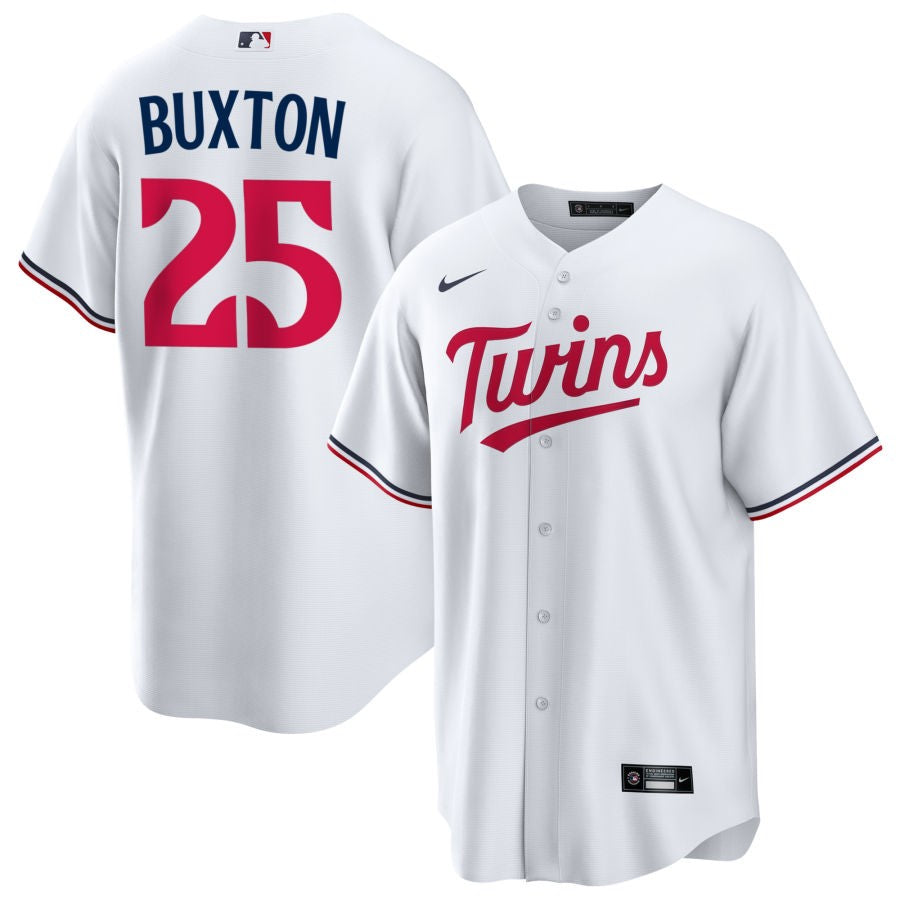 Byron Buxton Minnesota Twins home white jersey