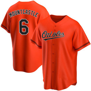 Ryan Mountcastle Baltimore Orioles orange alternate jersey