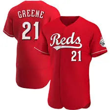 Hunter Greene Cincinnati Reds red alternate jersey