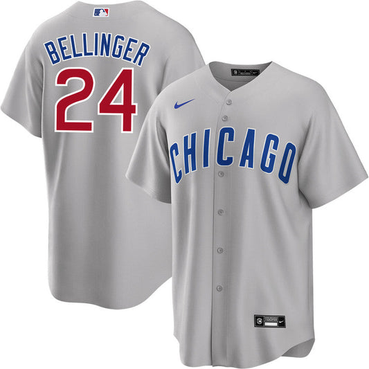 Cody Bellinger Chicago Cubs road gray jersey