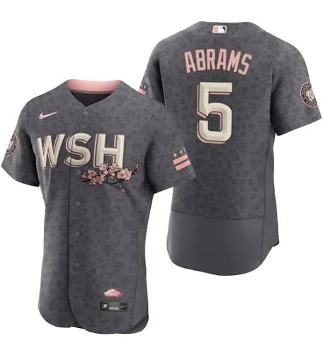 CJ Abrams Washington Nationals city connect jersey