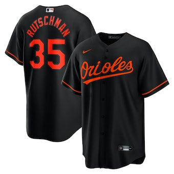 Adley Rutschman Baltimore Orioles black alternate jersey