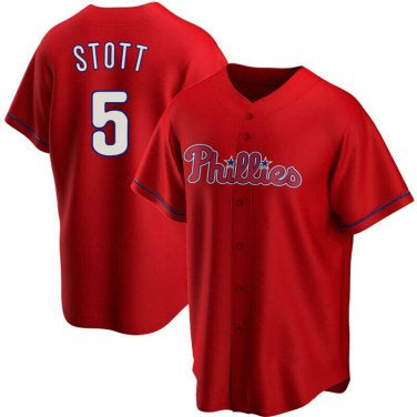 Bryson Stott Philadelphia Phillies base red jersey