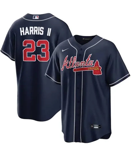 Michael Harris ll Atlanta Braves blue jersey