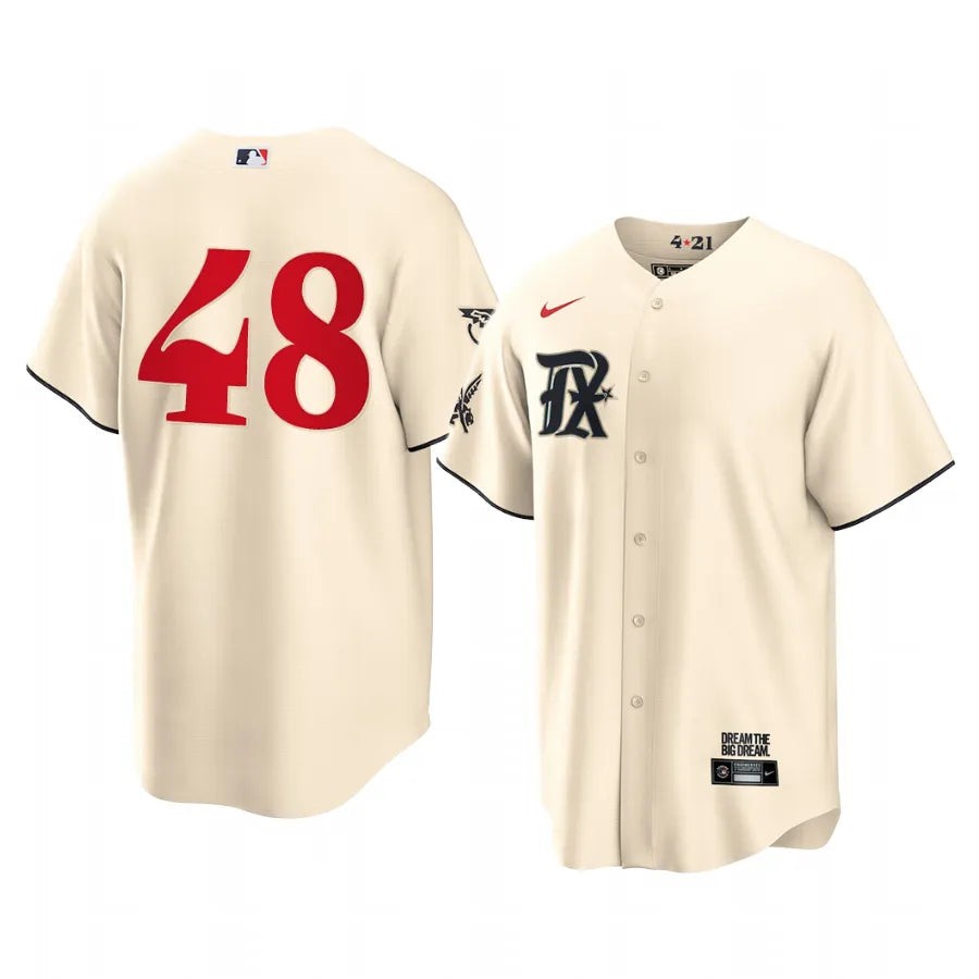 Jacob DeGrom Texas Rangers city connect jersey