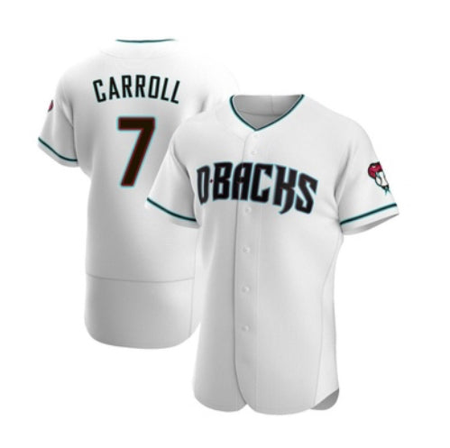 Corbin Carroll Arizona Diamondbacks home white alternate jersey