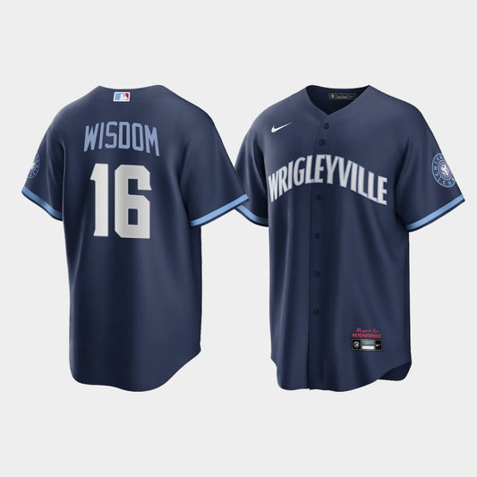 Patrick Wisdom Chicago Cubs city connect jersey