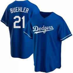 Walker Buehler Los Angeles Dodgers blue alternate jersey