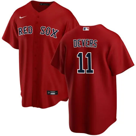 Rafael Devers Boston Red Sox red alternate jersey