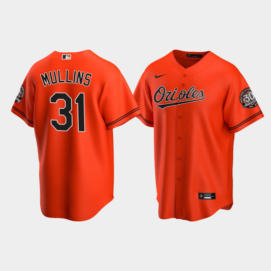 Cedric Mullins Baltimore Orioles orange alternate jersey