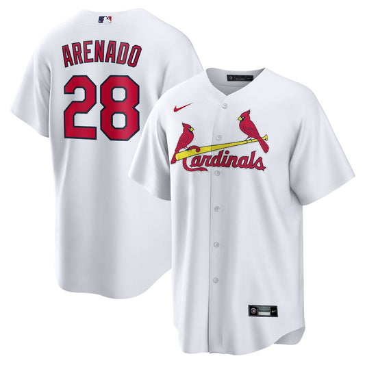 Nolan Arenado St. Louis Cardinals home white jersey