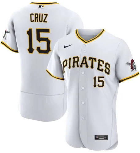 O’Neil Cruz Pittsburgh Pirates home white jersey