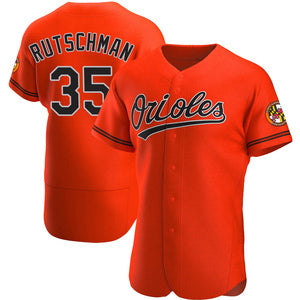 Adley Rutschman Baltimore Orioles orange alternate jersey