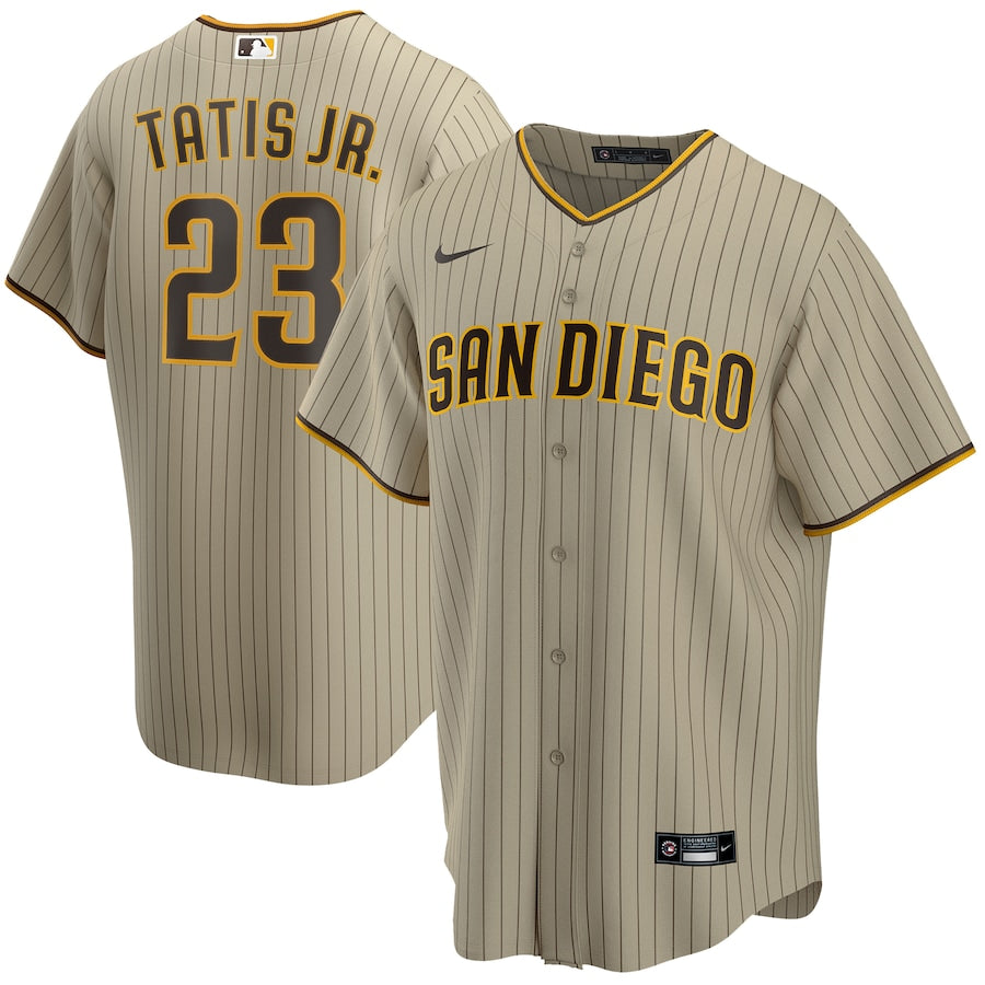 Fernando Tatis Jr. San Diego Padres road brown jersey