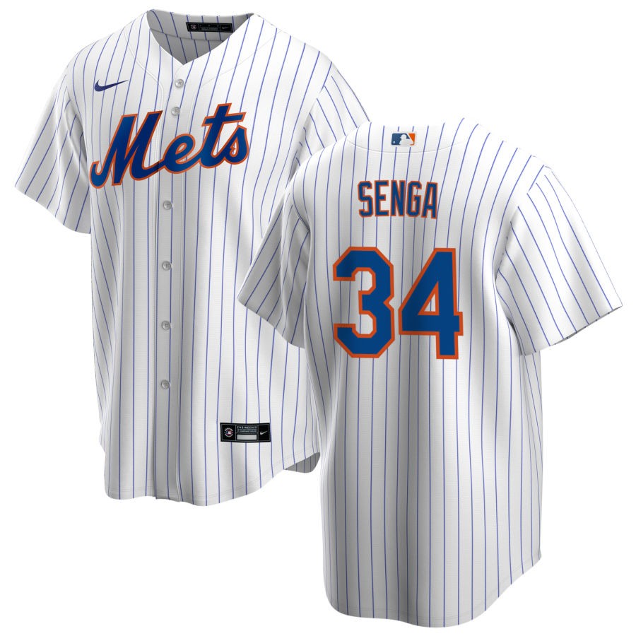 Kodai Senga New York Mets home white jersey