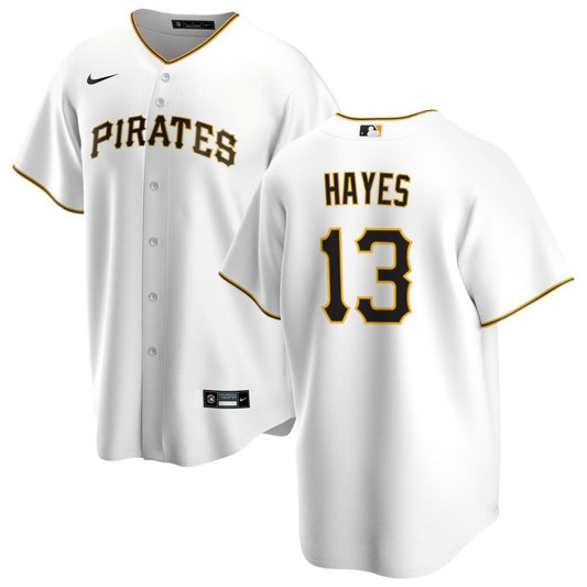 KeBryan Hayes Pittsburgh Pirates home white jersey