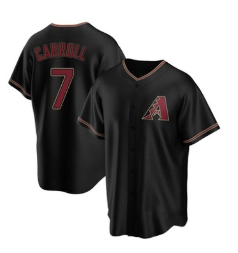 Corbin Carroll Arizona Diamondbacks home black alternate jersey