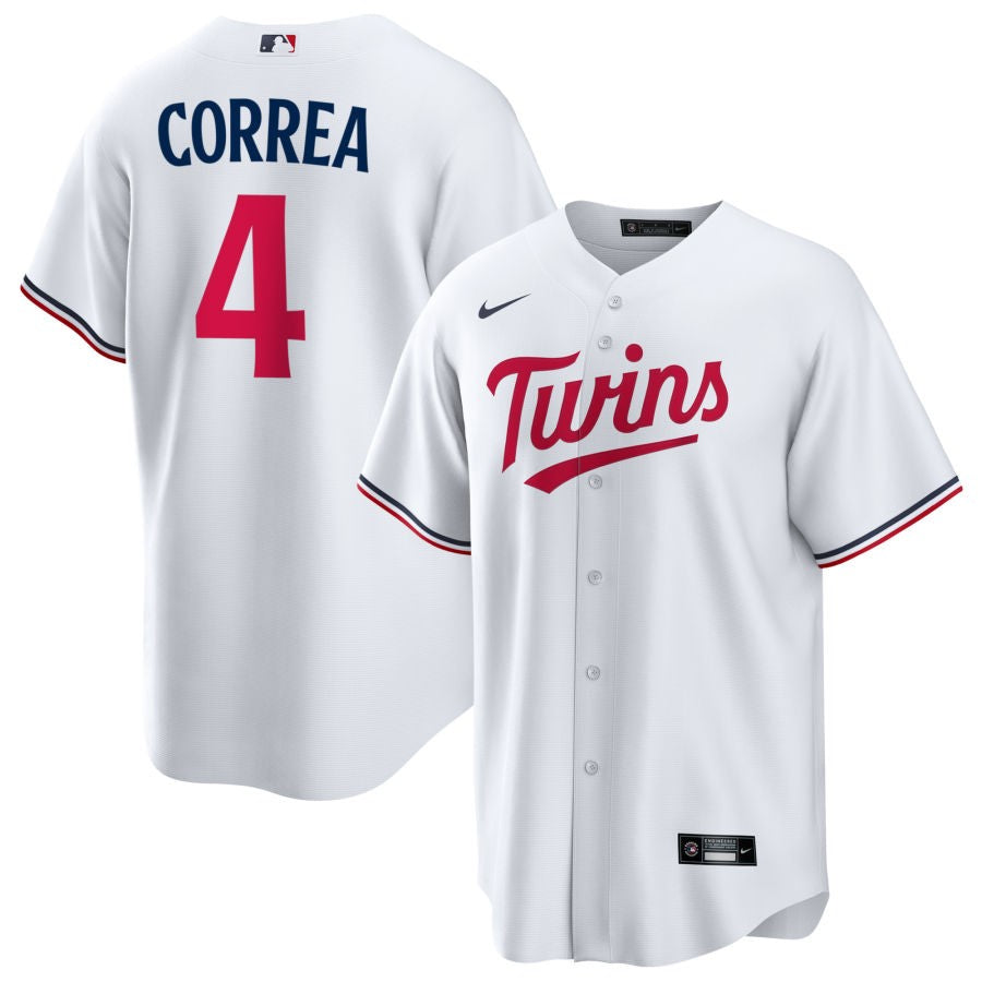 Carlos Correa Minnesota Twins home white jersey