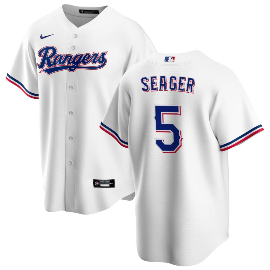 Corey Seager Texas Rangers home white jersey