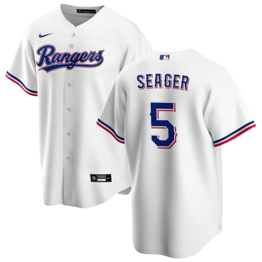 Corey Seager Texas Rangers home white jersey