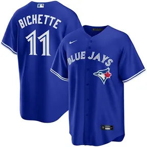 Bo Bichette Toronto Blue Jays road blue jersey