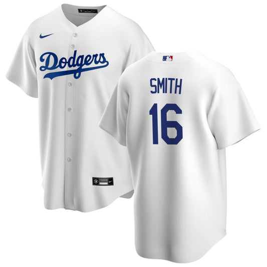 Will Smith Los Angeles Dodgers home white jersey