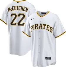 Andrew Mccutchen Pittsburgh Pirates home white jersey