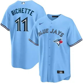 Bo Bichette Toronto Blue Jays light blue alternate jersey