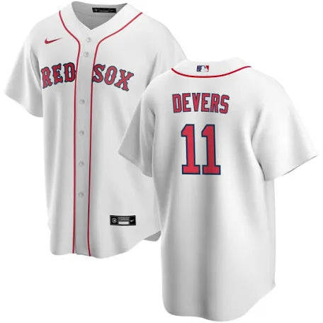 Rafael Devers Boston Red Sox home white jersey