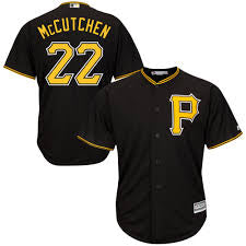 Andrew Mccutchen Pittsburgh Pirates black alternate jersey