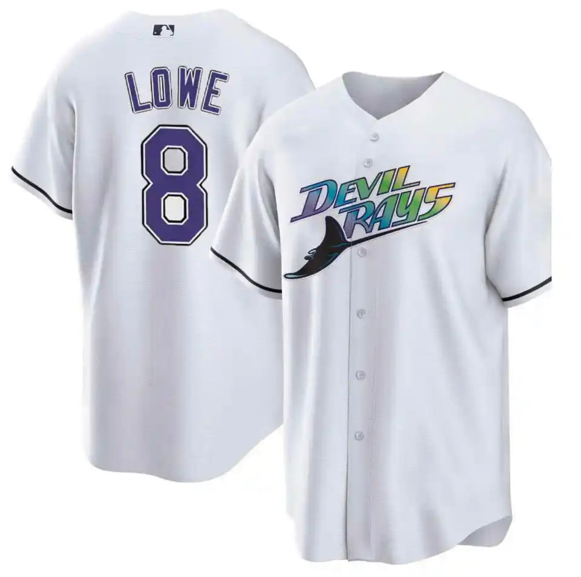 Brandon Lowe Tampa Bay Rays 25th anniversary retro devil rays jersey