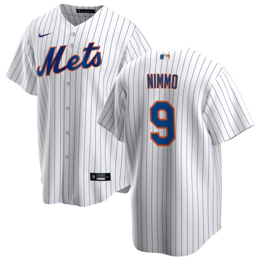 Brandon Nimmo New York Mets home white jersey