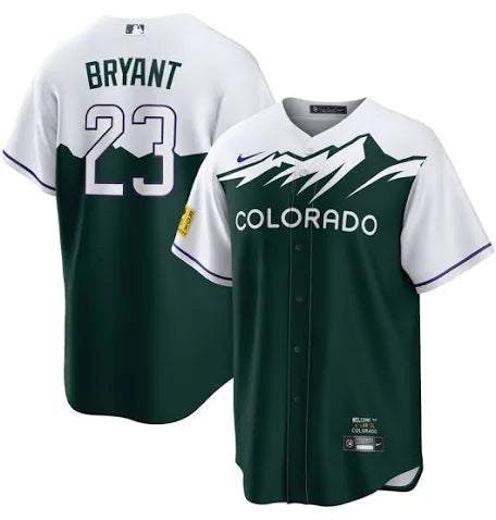 Kris Bryant Colorado Rockies city connect jersey