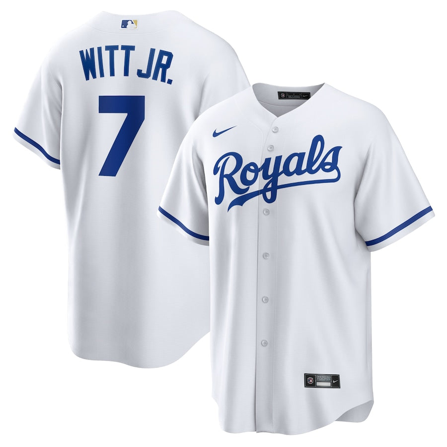 Bobby Witt Jr. Kansas City Royals home blue jersey